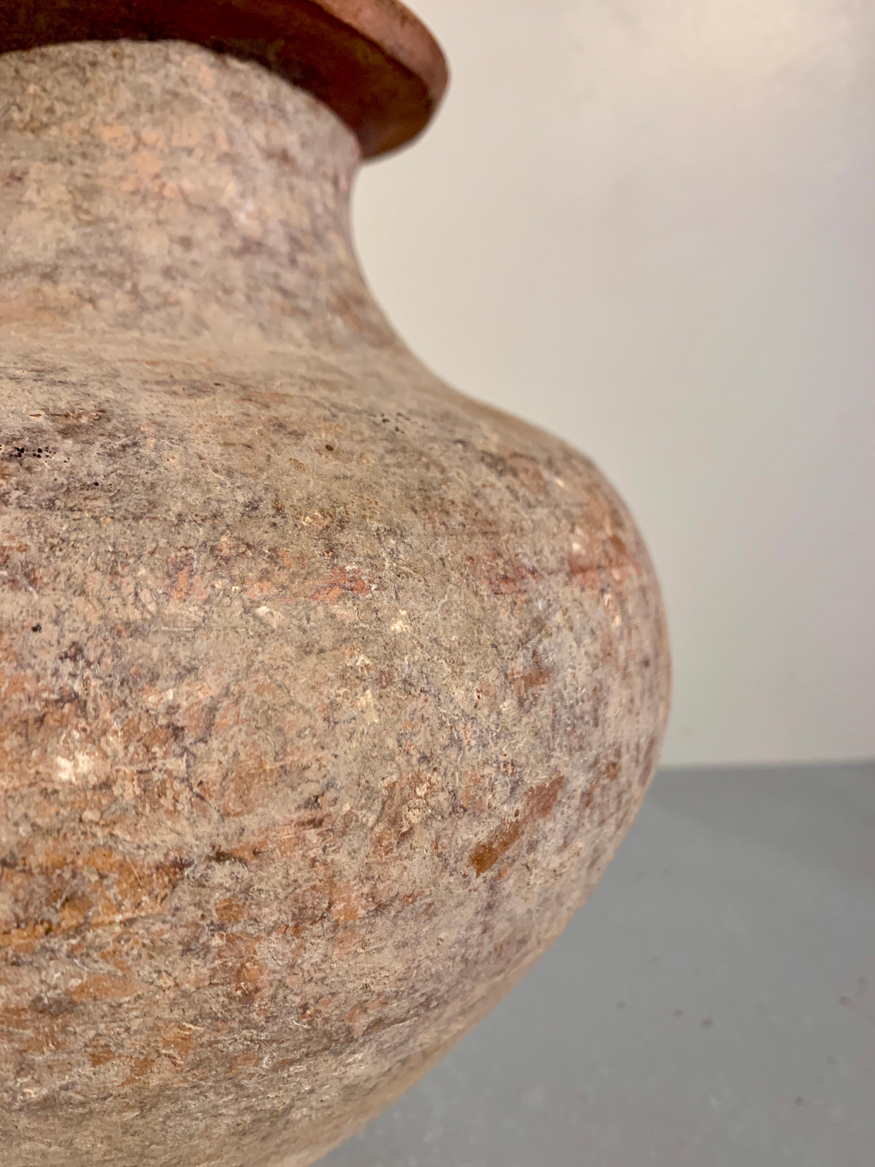 Large Pre-Khmer Pottery Pouring Vessel, Kendi, 6th - 8th Century, Cambodia For Sale 2