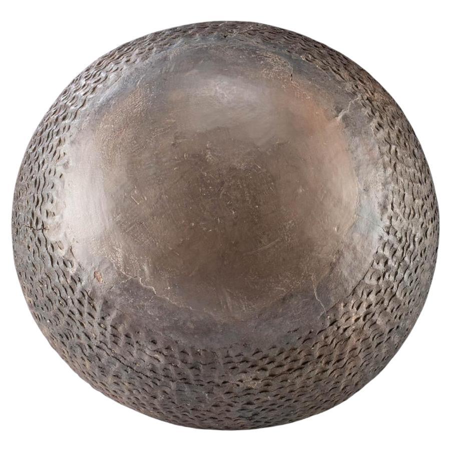Native American Large Prehistoric Mogollon Corrugated Redware Olla Vase, Vessel, Pot For Sale