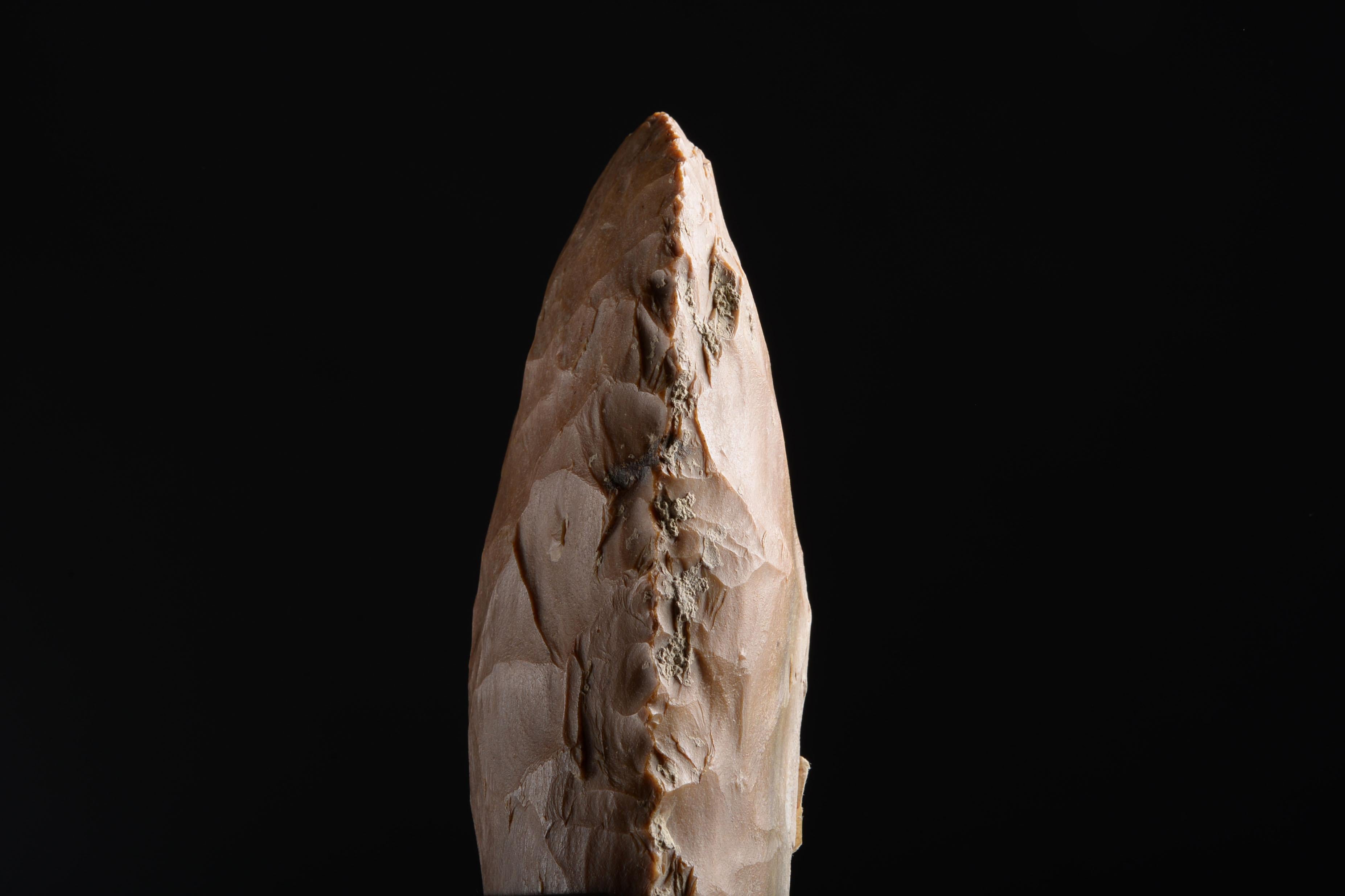 18th Century and Earlier Large Prehistoric Neolithic Flint Axe