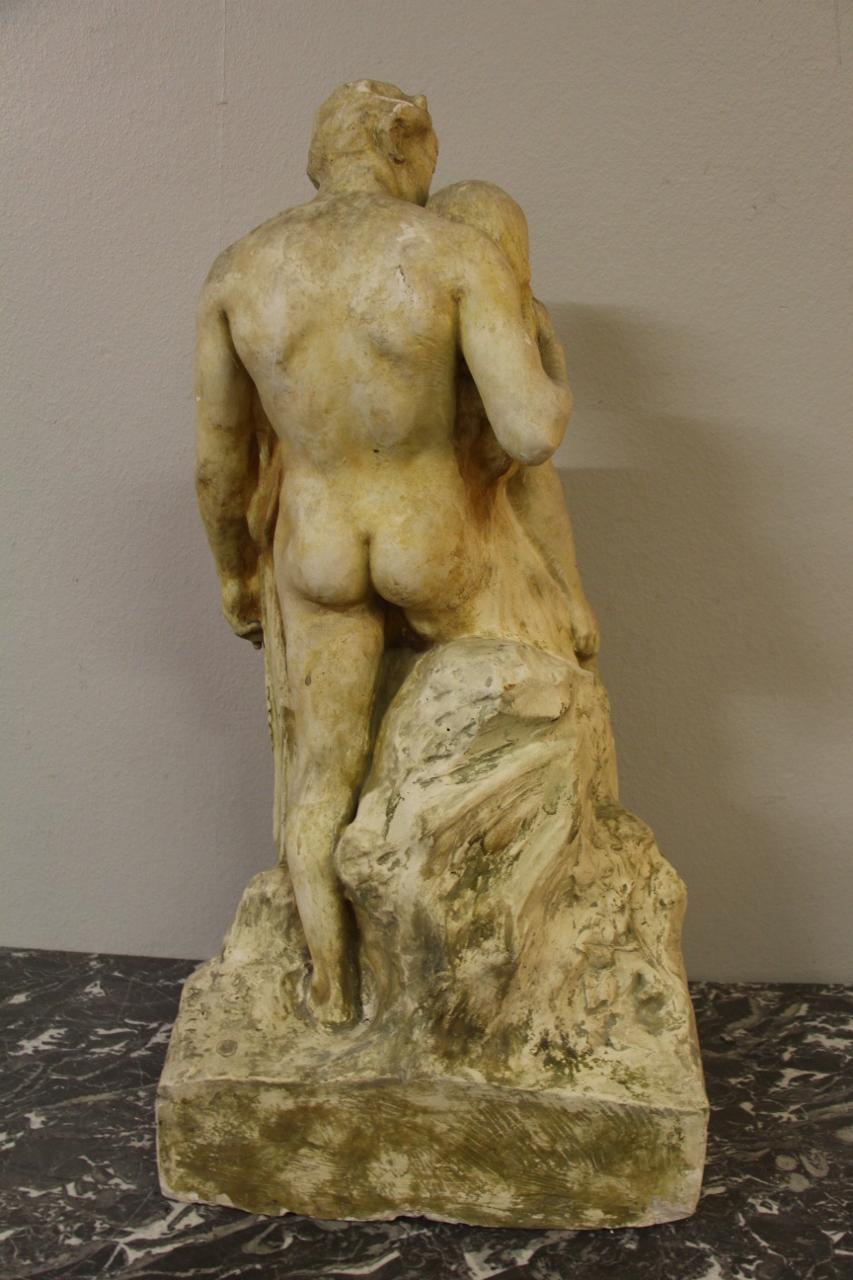 French Large Preparatory Workshop Sculpture by Alfred Finot for The 