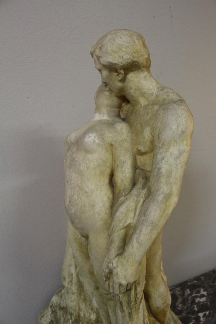Plaster Large Preparatory Workshop Sculpture by Alfred Finot for The 