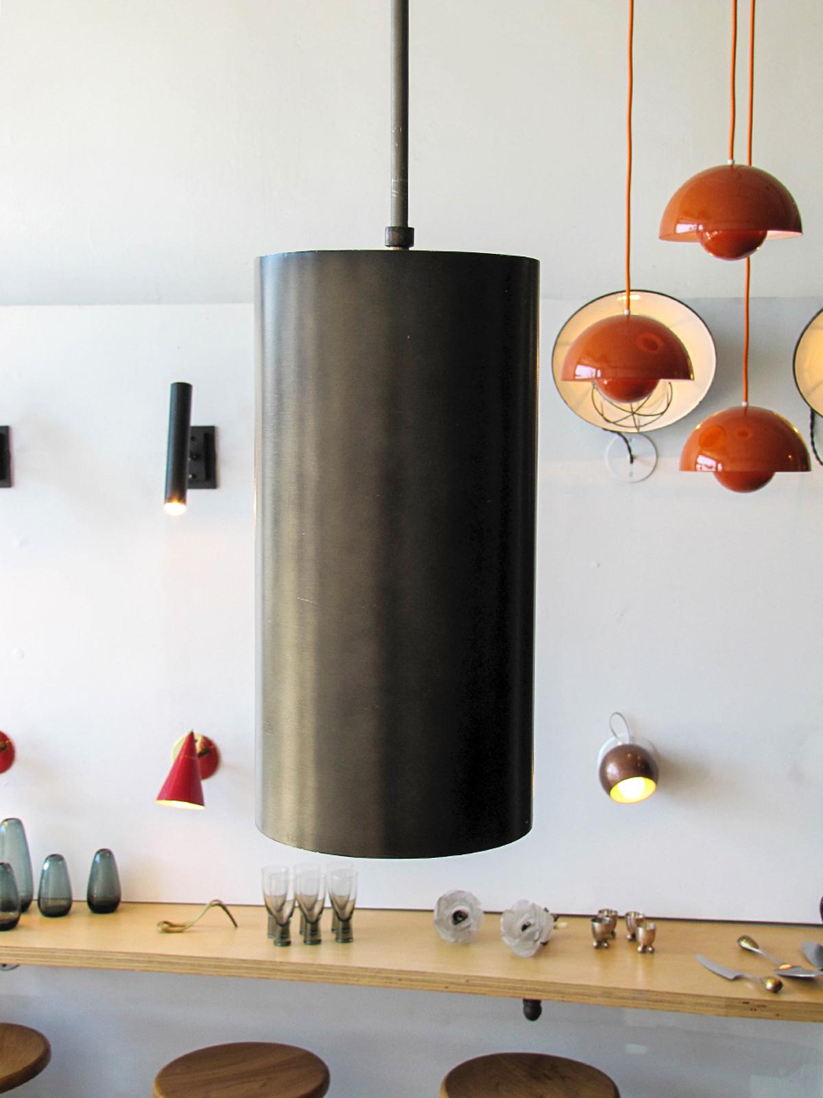 Anodized Large Prescolite Pendants, 1960 For Sale