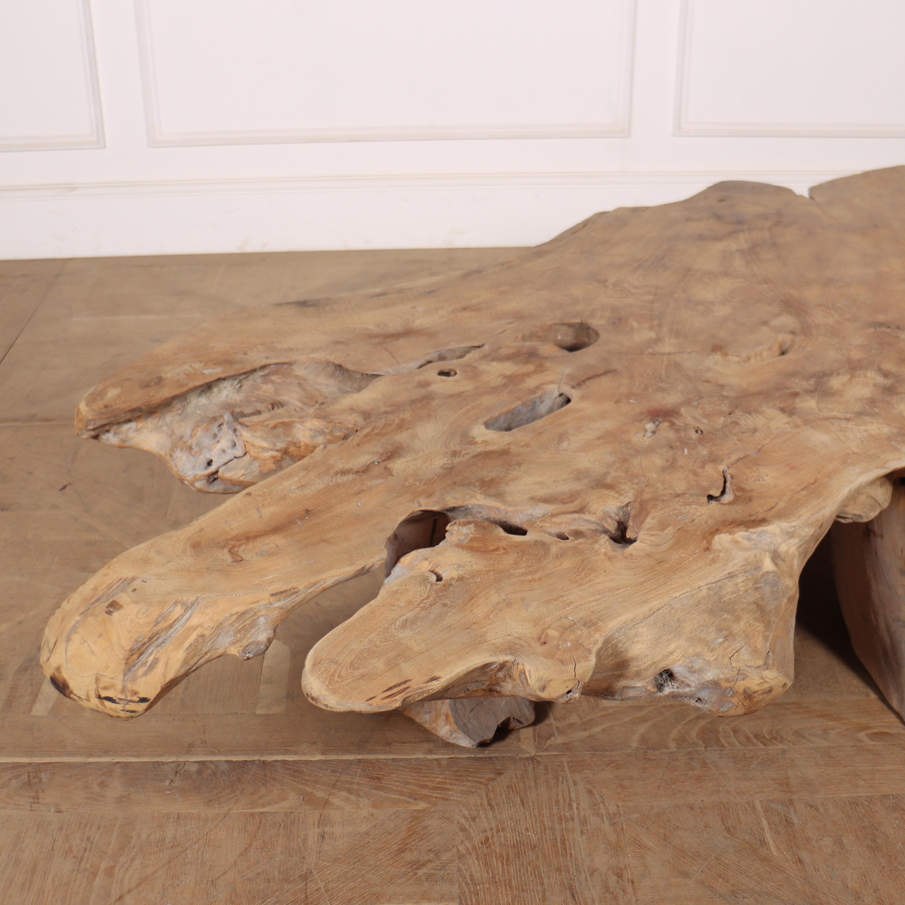 Large Primitive Coffee Table For Sale 1