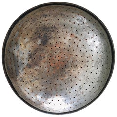 Large Primitive Copper Strainer