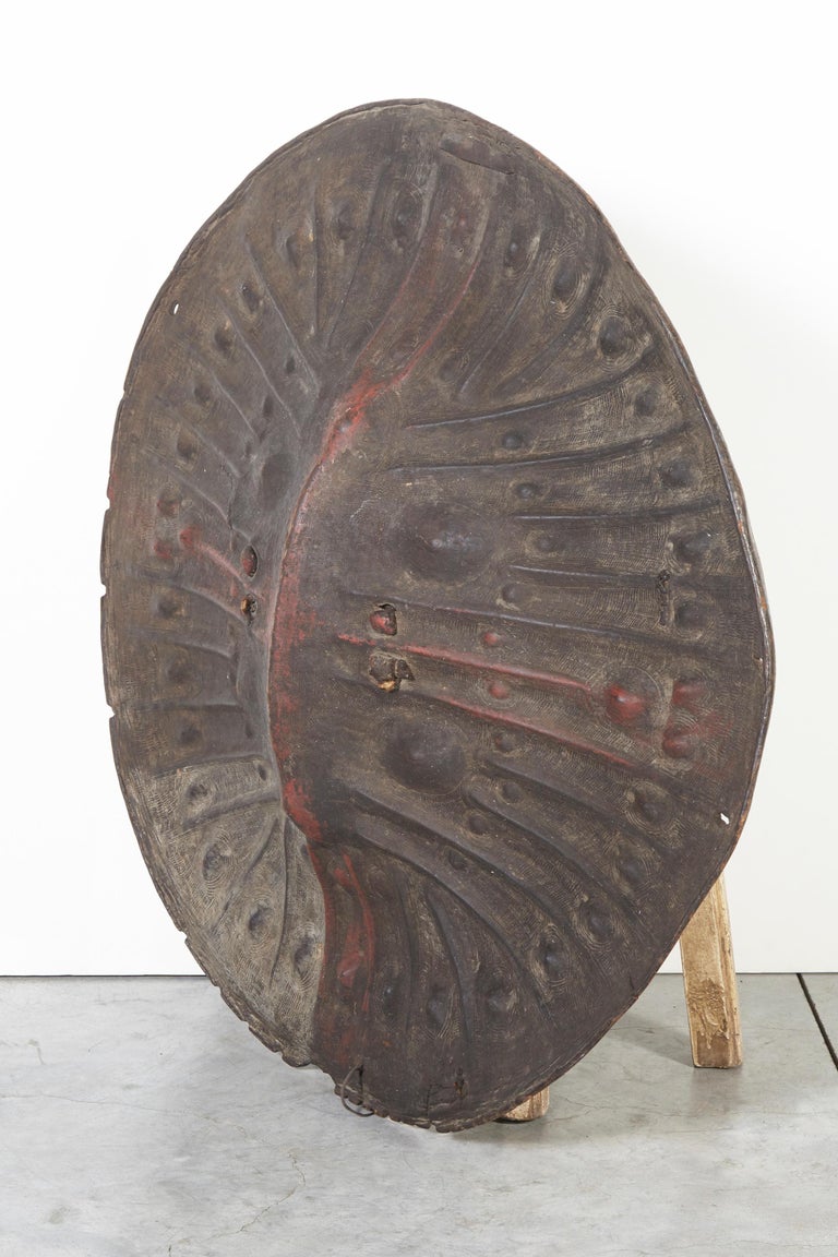 Large Ethiopian Hide Shield For Sale 11