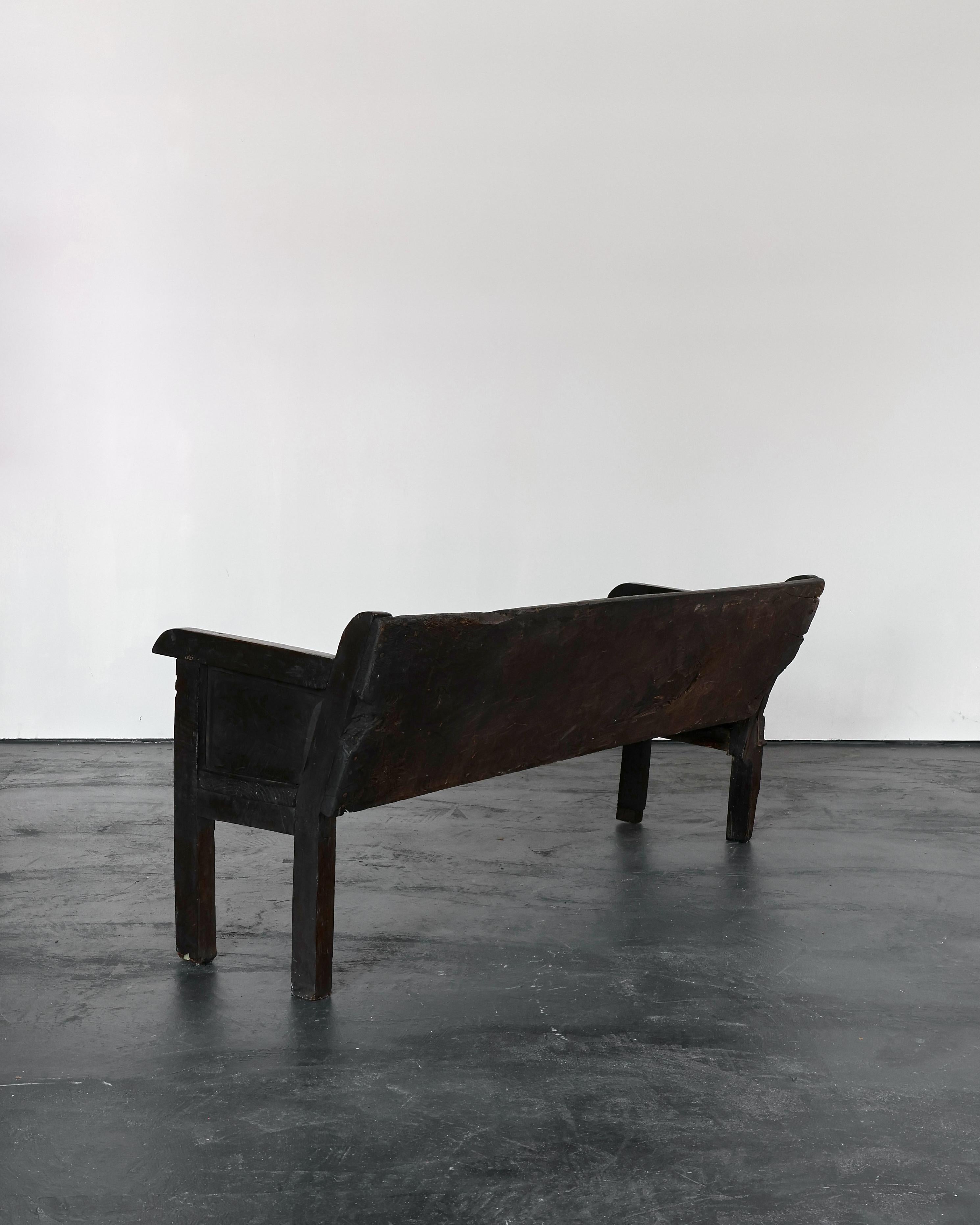 Châtaignier Grand banc primitif Wabi Sabi A.I.C. Galician en vente
