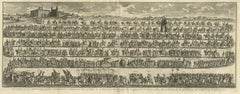 Large Print of the Procession for the Papal Inauguration in Rome, Italy, c.1730