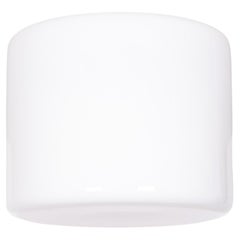 Large Prof Wilhelm Wagenfeld Opaline Pendant Lamp 1930s