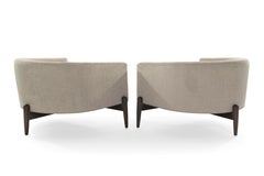 Large Profile MCM Lounge Chairs in Velvet