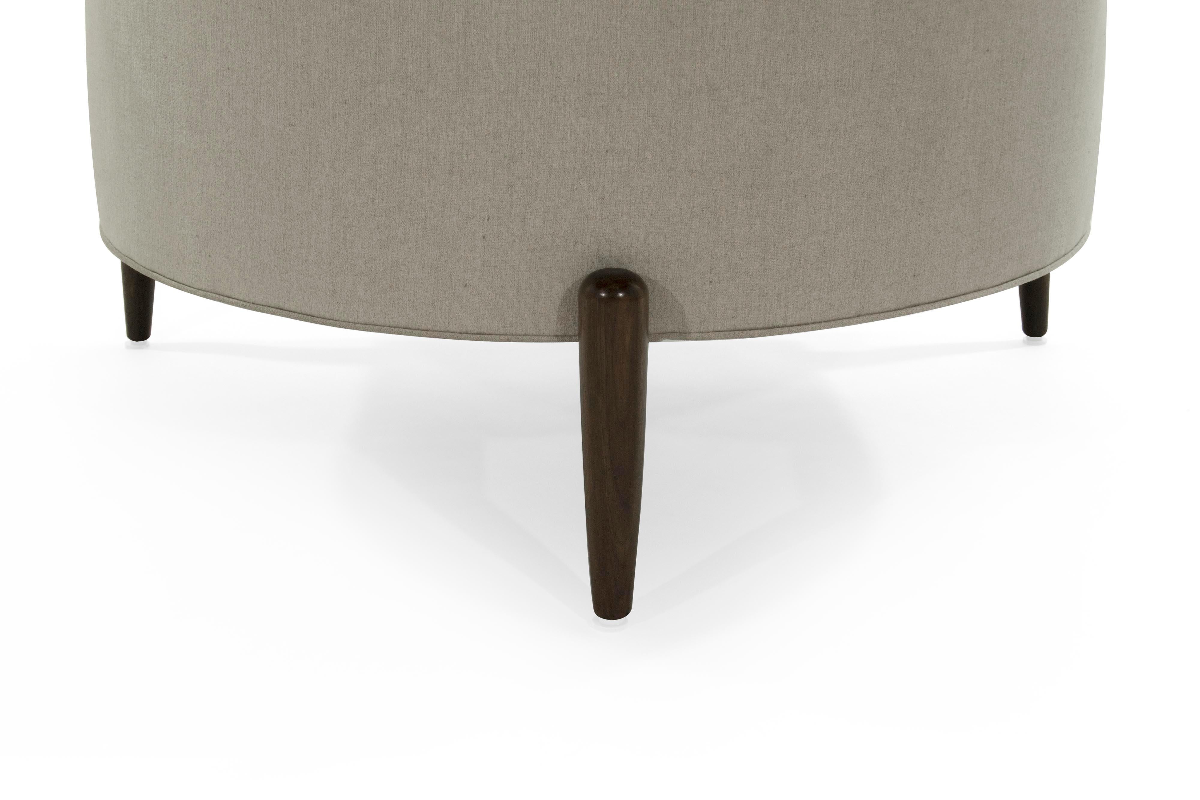 Large Profile MCM Lounge Chairs in Velvet 2