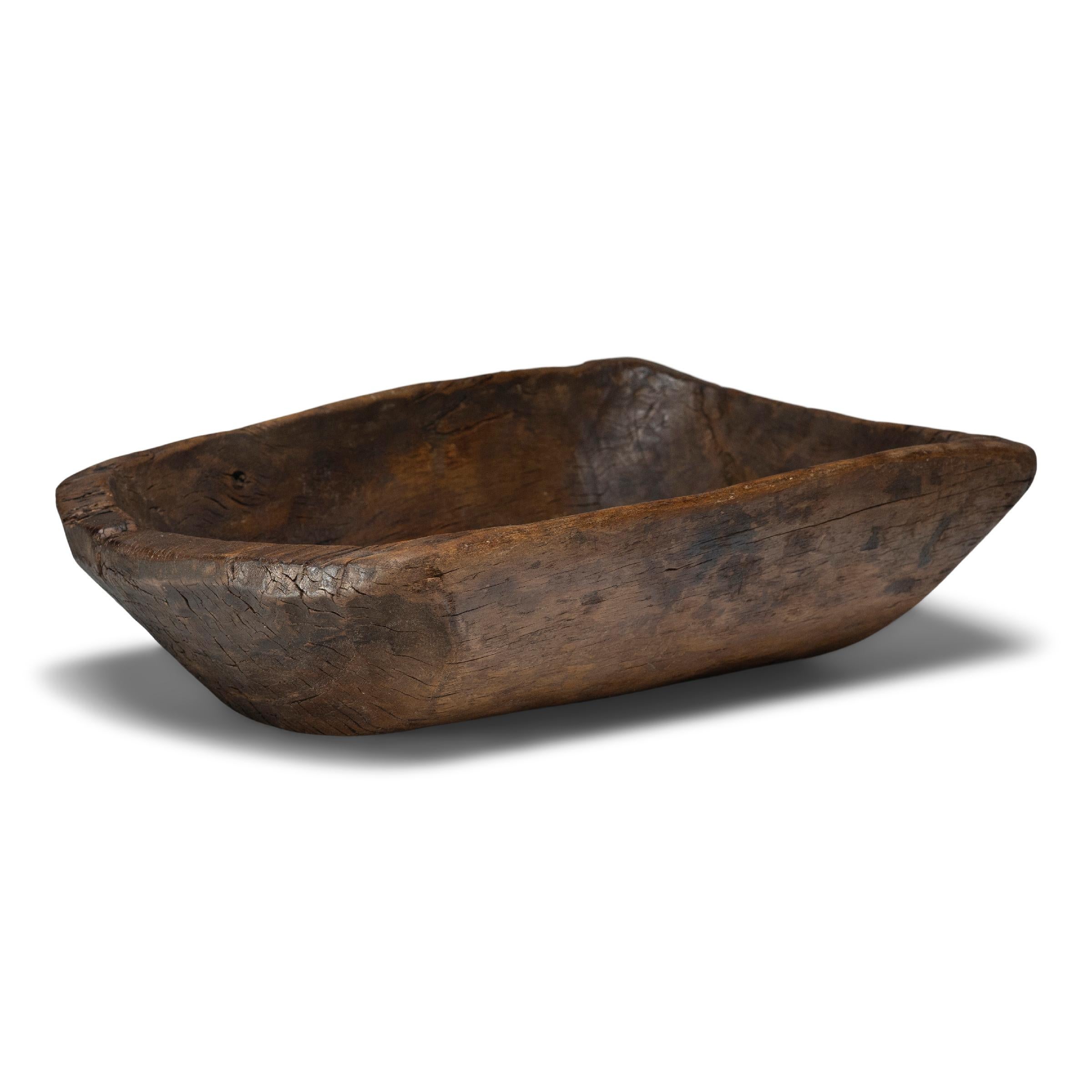 Rustic  Large Provincial Chinese Farm Tray, c. 1900 For Sale