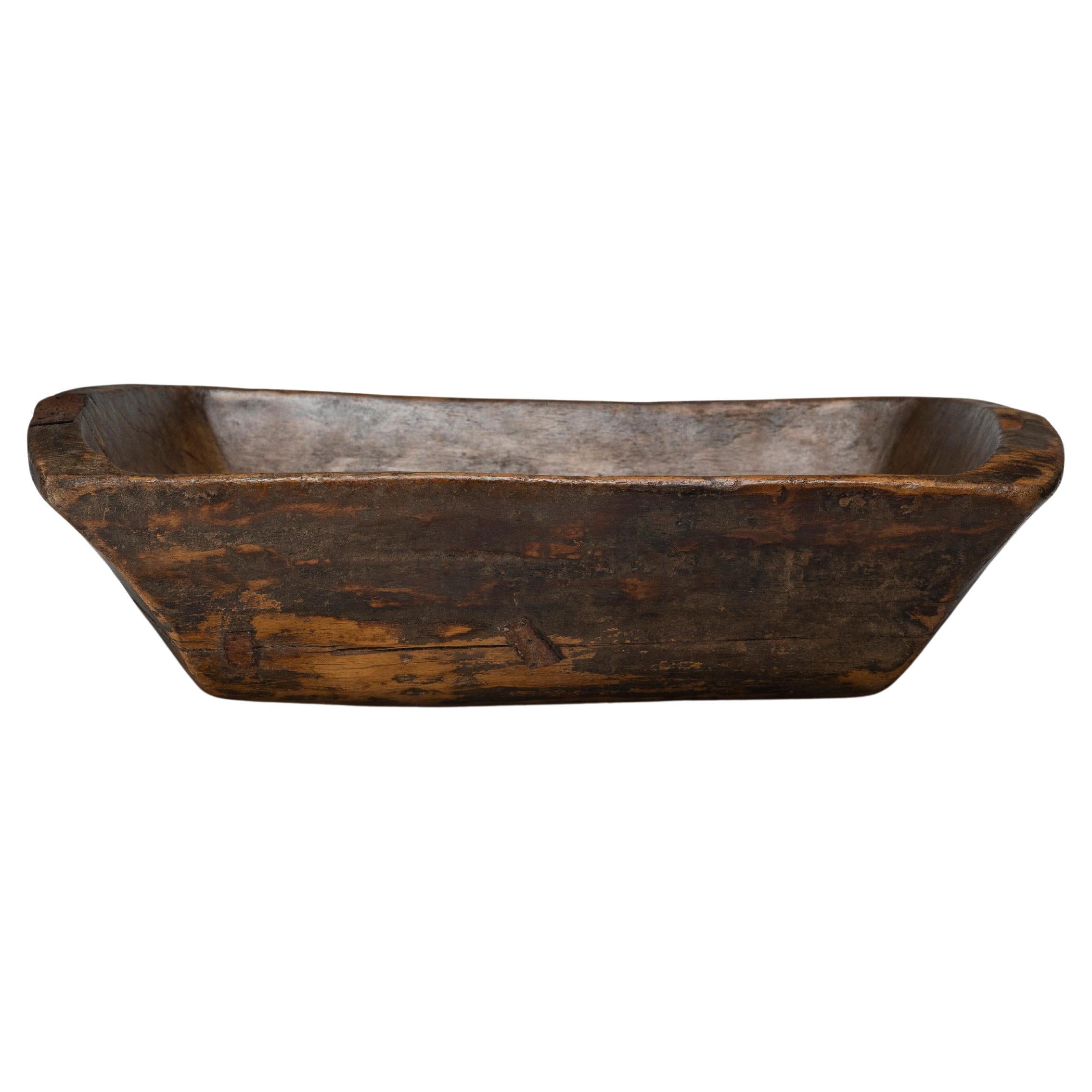  Large Provincial Chinese Farm Tray, c. 1900 For Sale