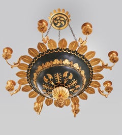 Large Prussian Chandelier After a Design by Karl Friedrich Schinkel, Berlin
