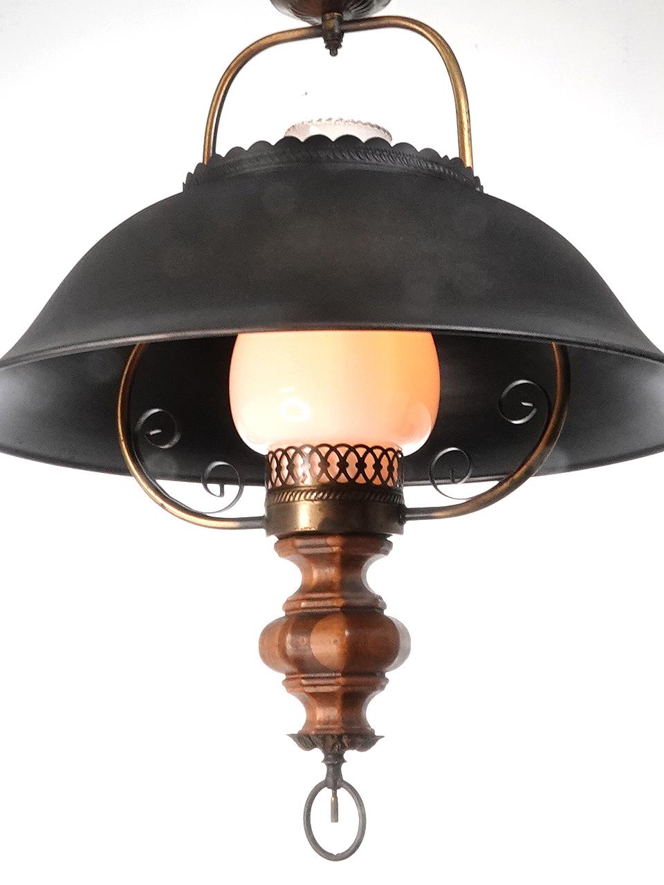 American Large Pull Down Lantern For Sale