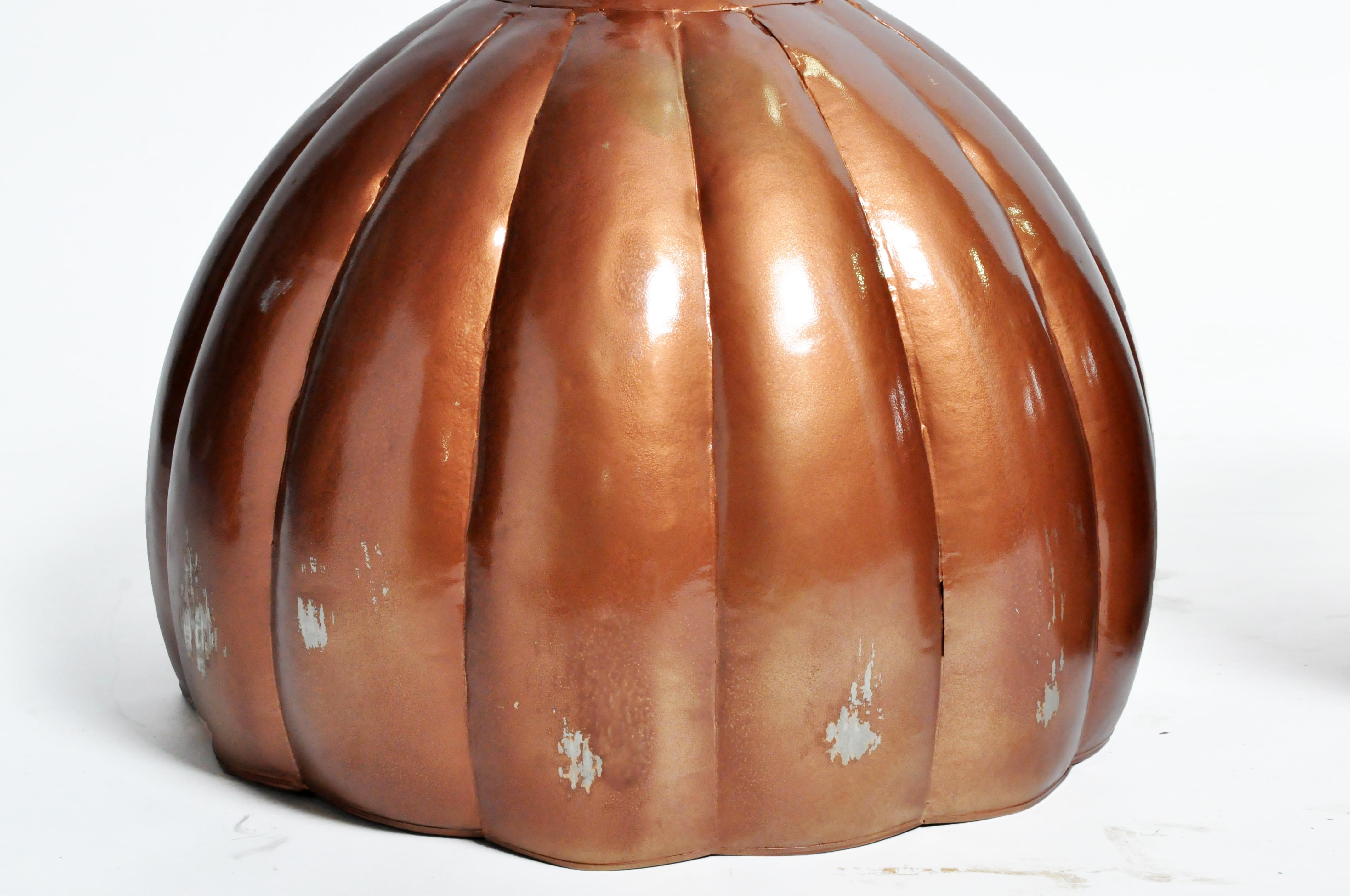 Large Pumpkin Shaped Hanging Lamp 1