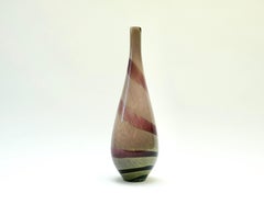 Large Purple Art Glass Vase, 1970s