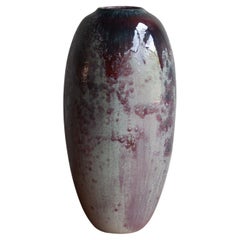 Kasper Würtz One Off Grande urne violette Verre lourd