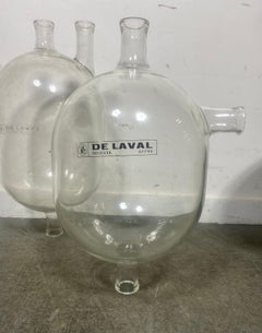 Recipientes grandes de vidrio Pyrex de 3 bocas De Lavel .. esculturas modernas de vidrio.