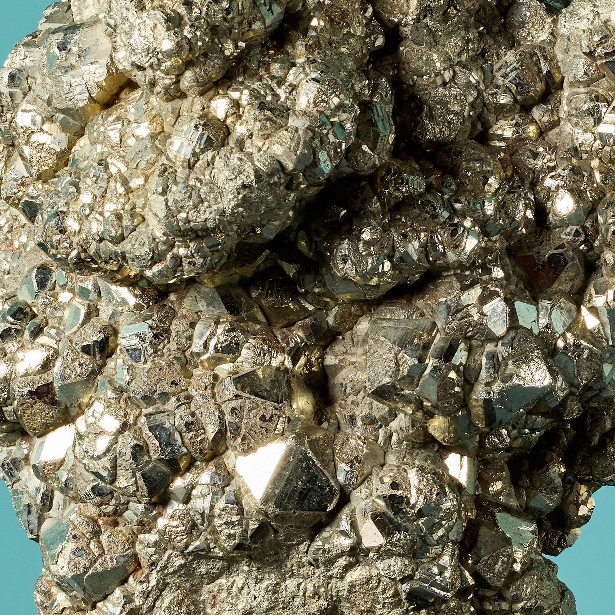 Peruvian Large Pyrite Cluster Specimen For Sale