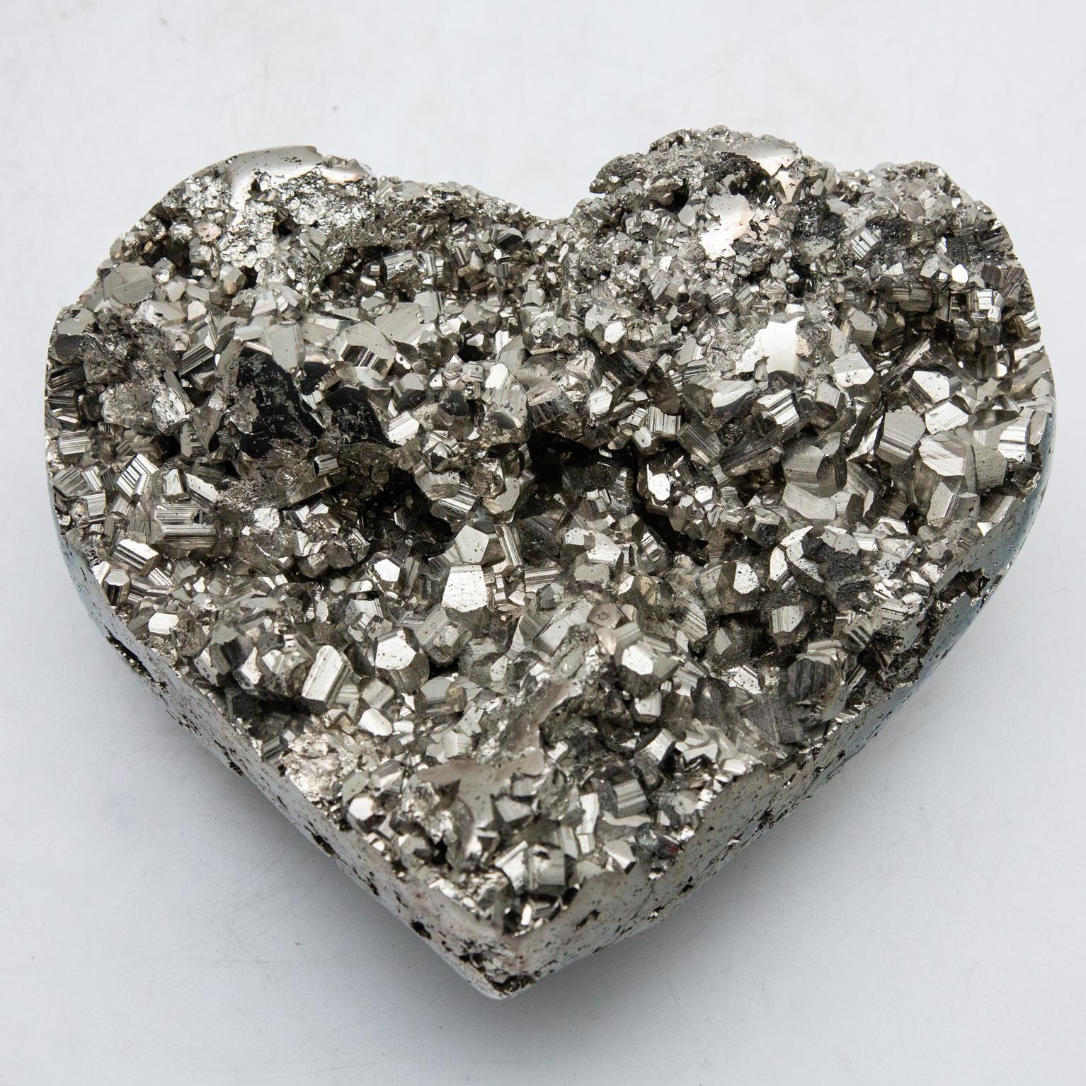 Contemporary Large Pyrite Heart