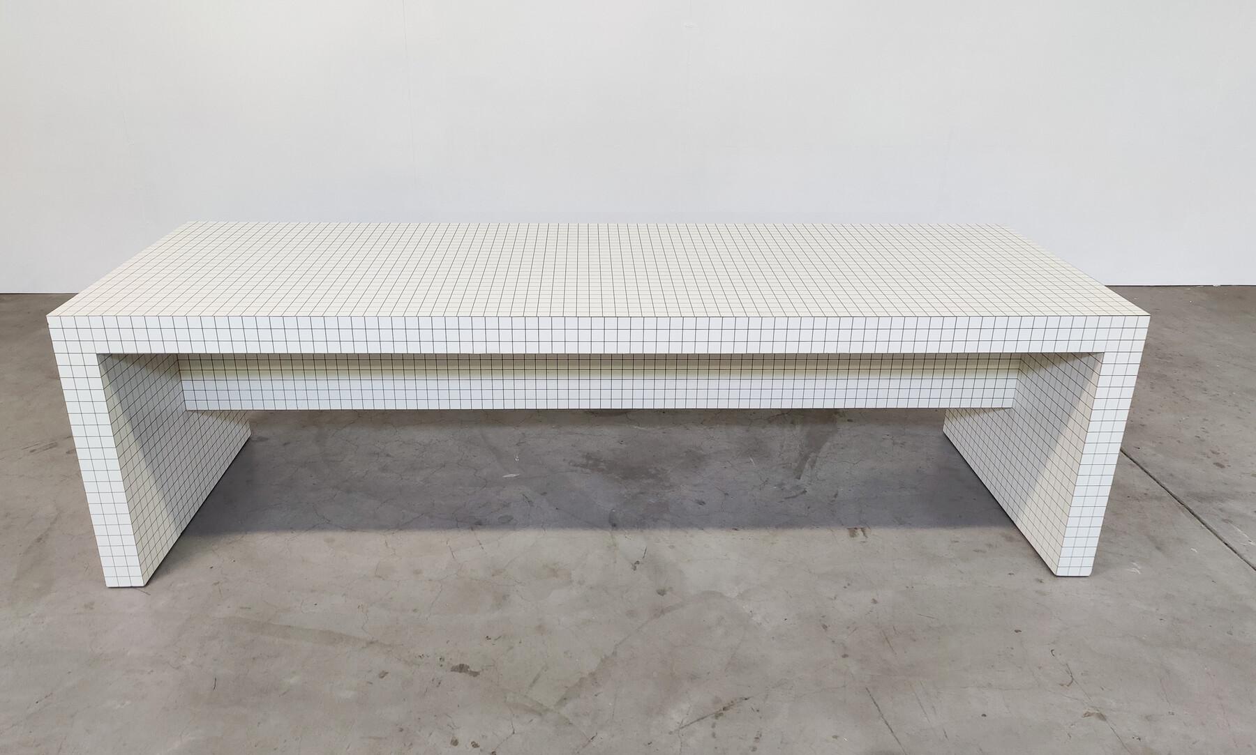 Grande table Quaderna de Superstudio pour Zanotta, Italie, 1970 en vente 2