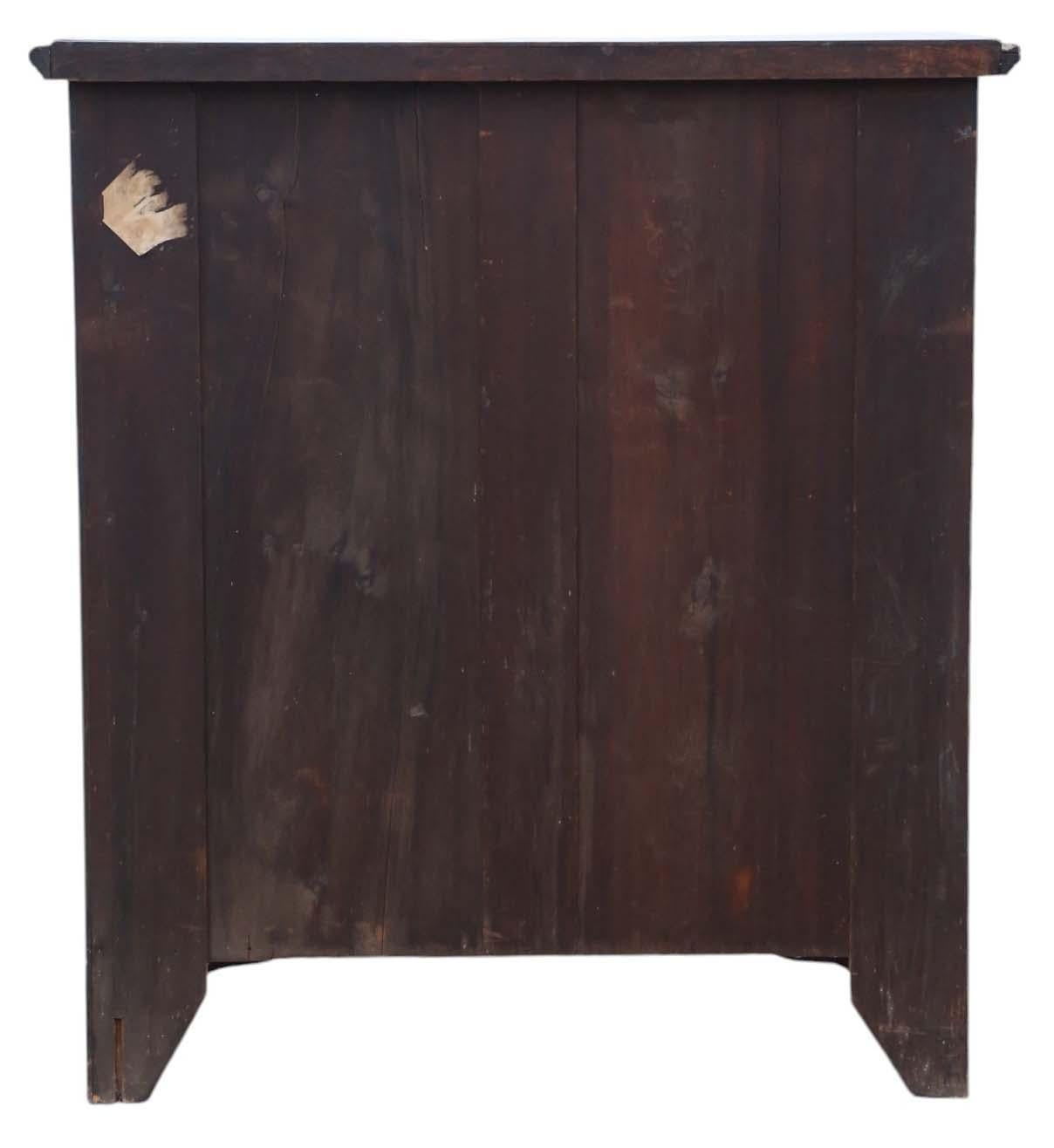 Large Quality Antique Gothic ebonised oak Adjustable Bookcase - Circa 1900 2