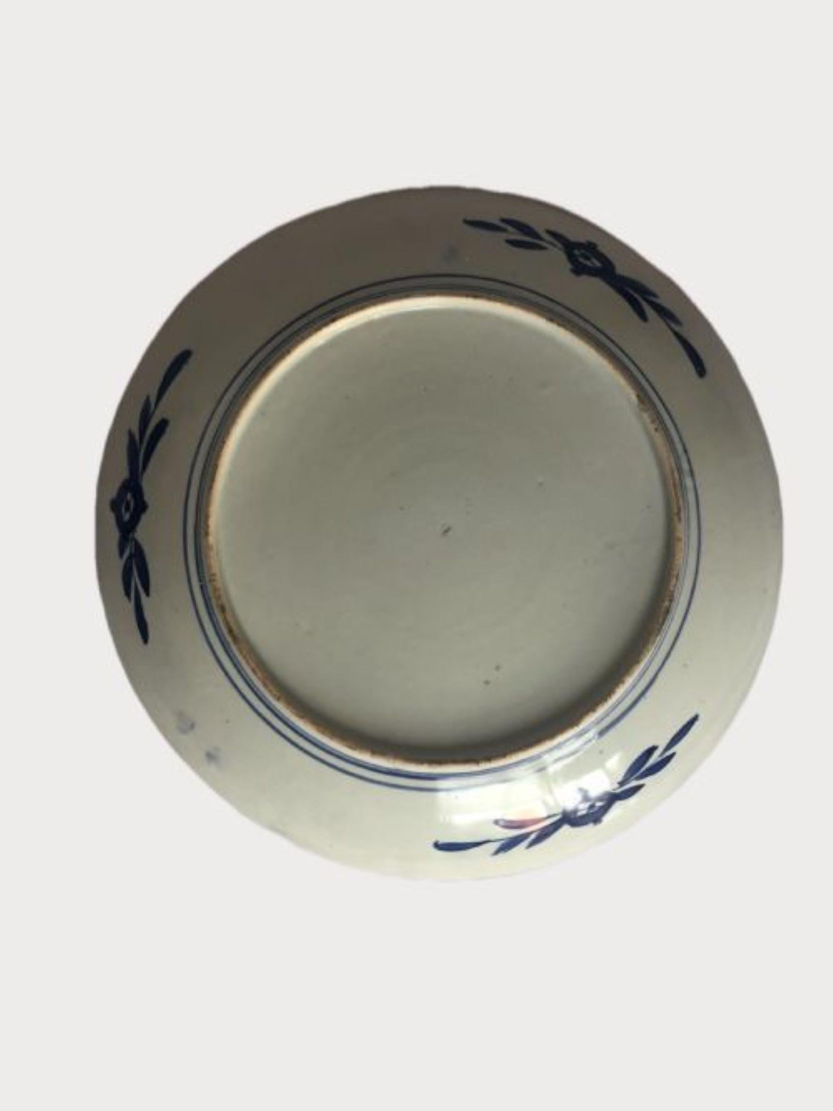 Große handbemalte antike japanische Imari-Teller in hoher Qualität (Keramik) im Angebot