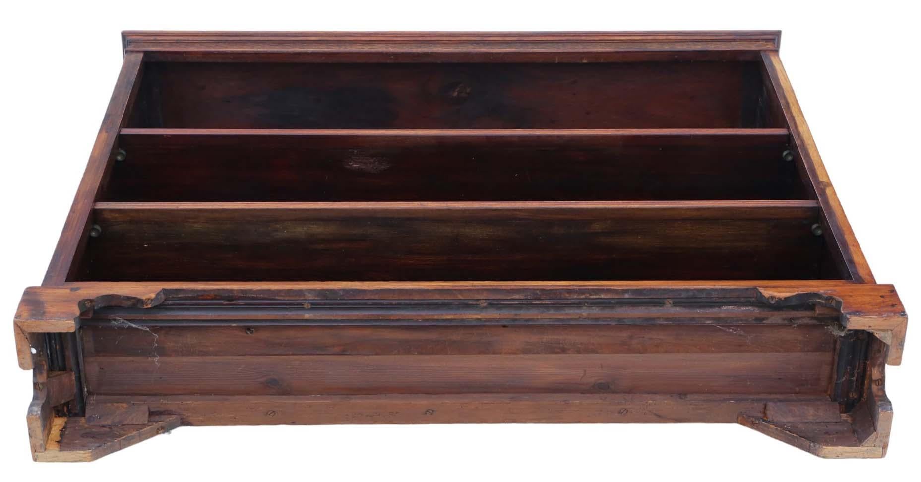 Grande libreria regolabile in legno di noce rosso antico di qualità - CIRCA 1900 in vendita 3