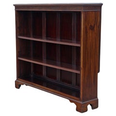 Large Quality Antique Red Walnut Adjustable Bookcase - Circa 1900
