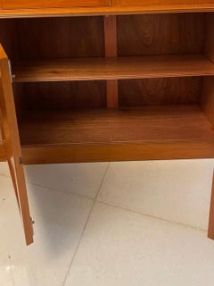 Large Quality Satinwood Astral Glazed Breakfront Display Cabinet