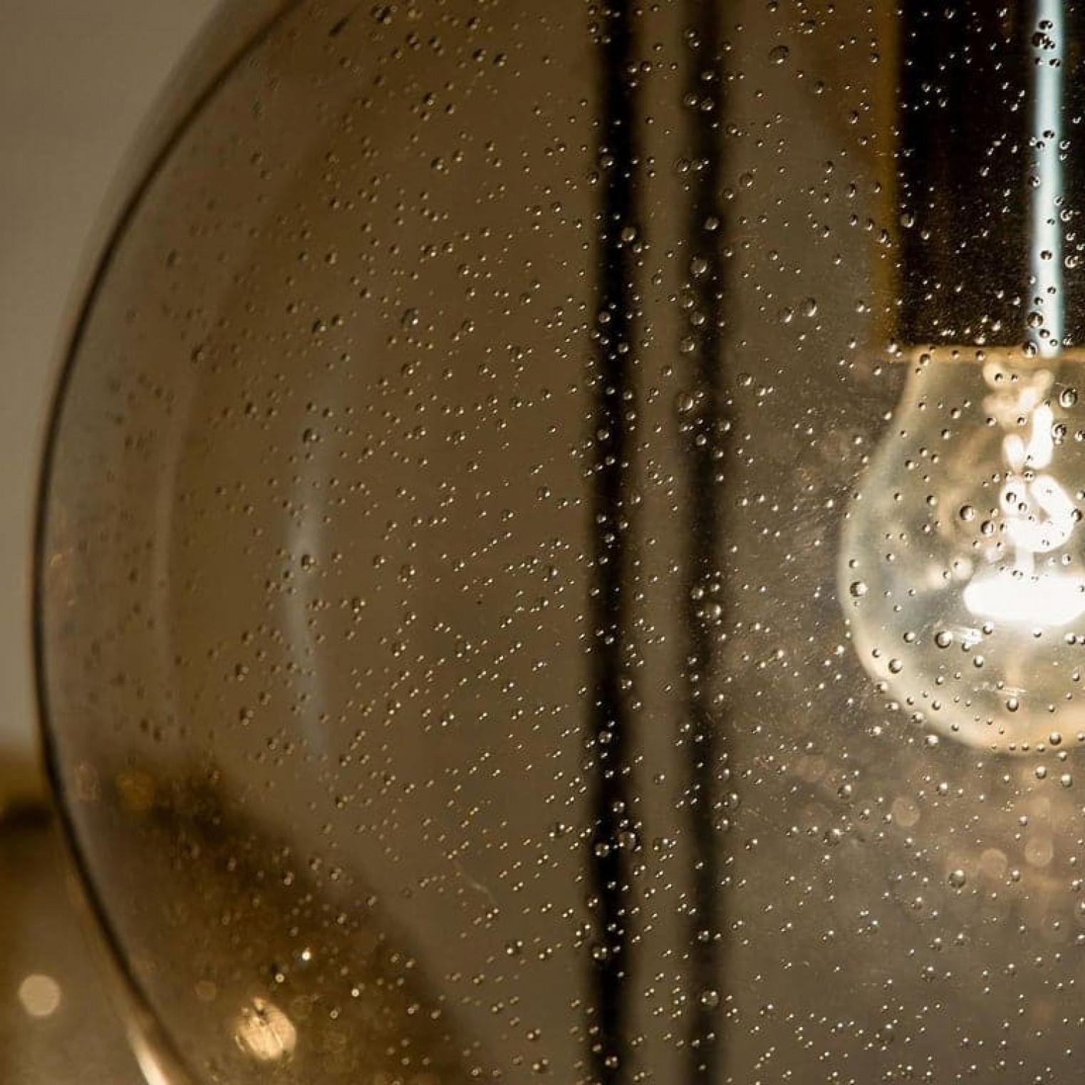 Große Anzahl rauchgeblasener Kugeln von Glashütte Limburg, vier Größen im Angebot 7