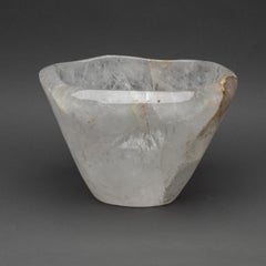 Large Quartz Bowl for Wine Cooler or Champagne from Madagascar