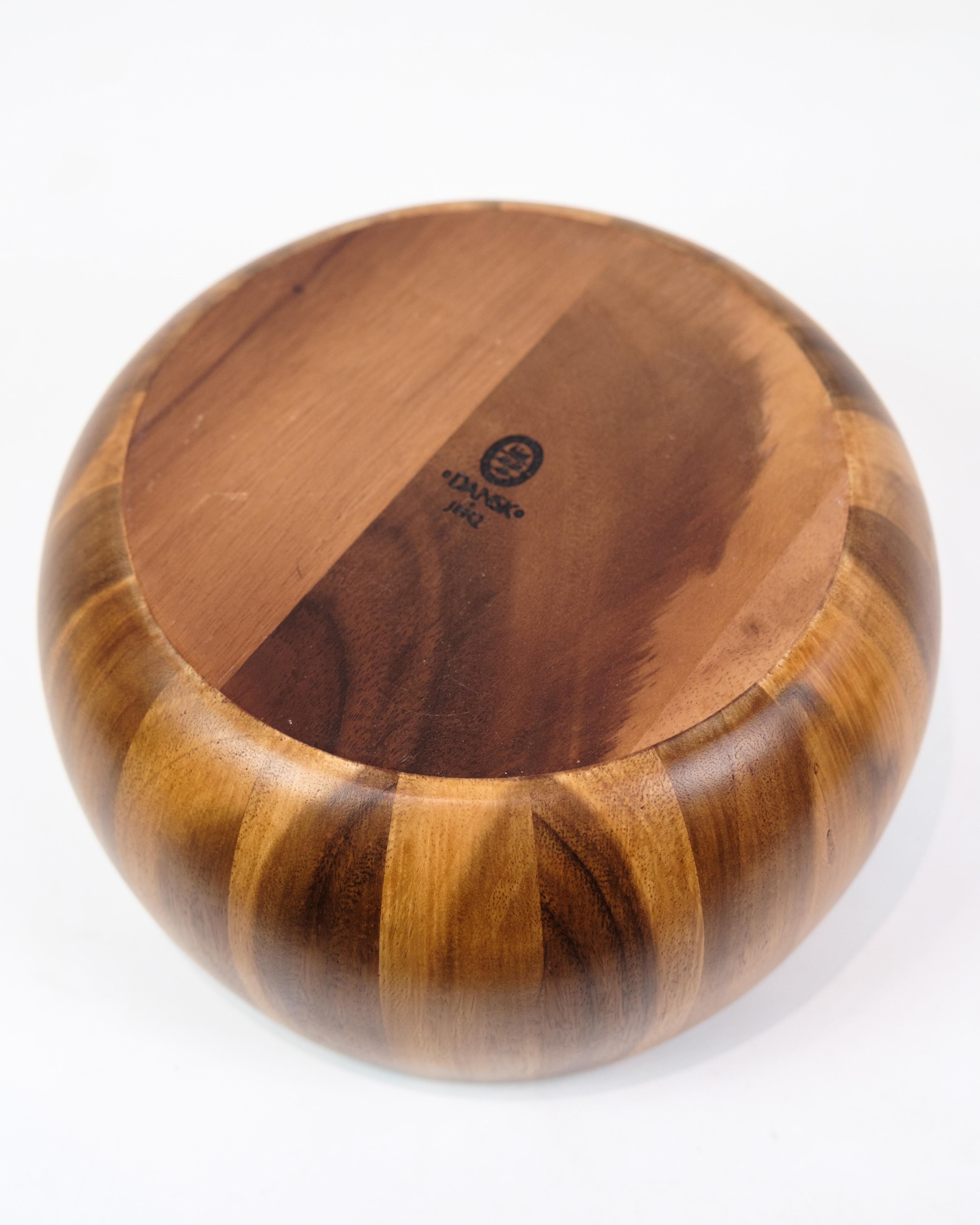 Mid-20th Century Large Quistgaard Bowl Made In Teak By Jens Harald Quistgaard From 1960s For Sale
