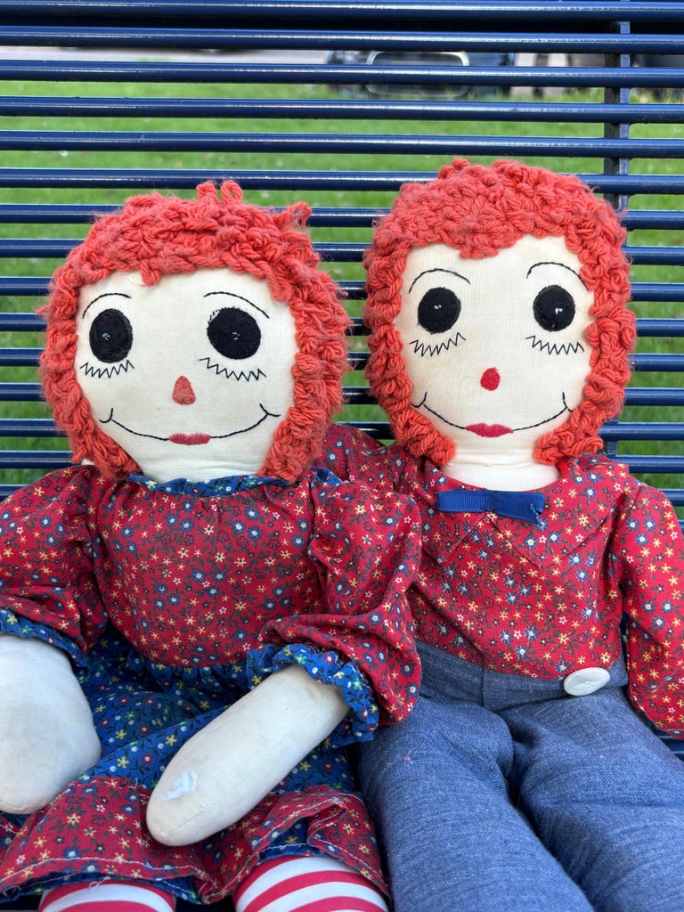 Large Rag Dolls after Famous Raggedy Ann and Andy Ca. 1915