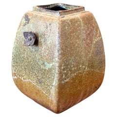 Vaso grande in ceramica Raku di Tony Evans