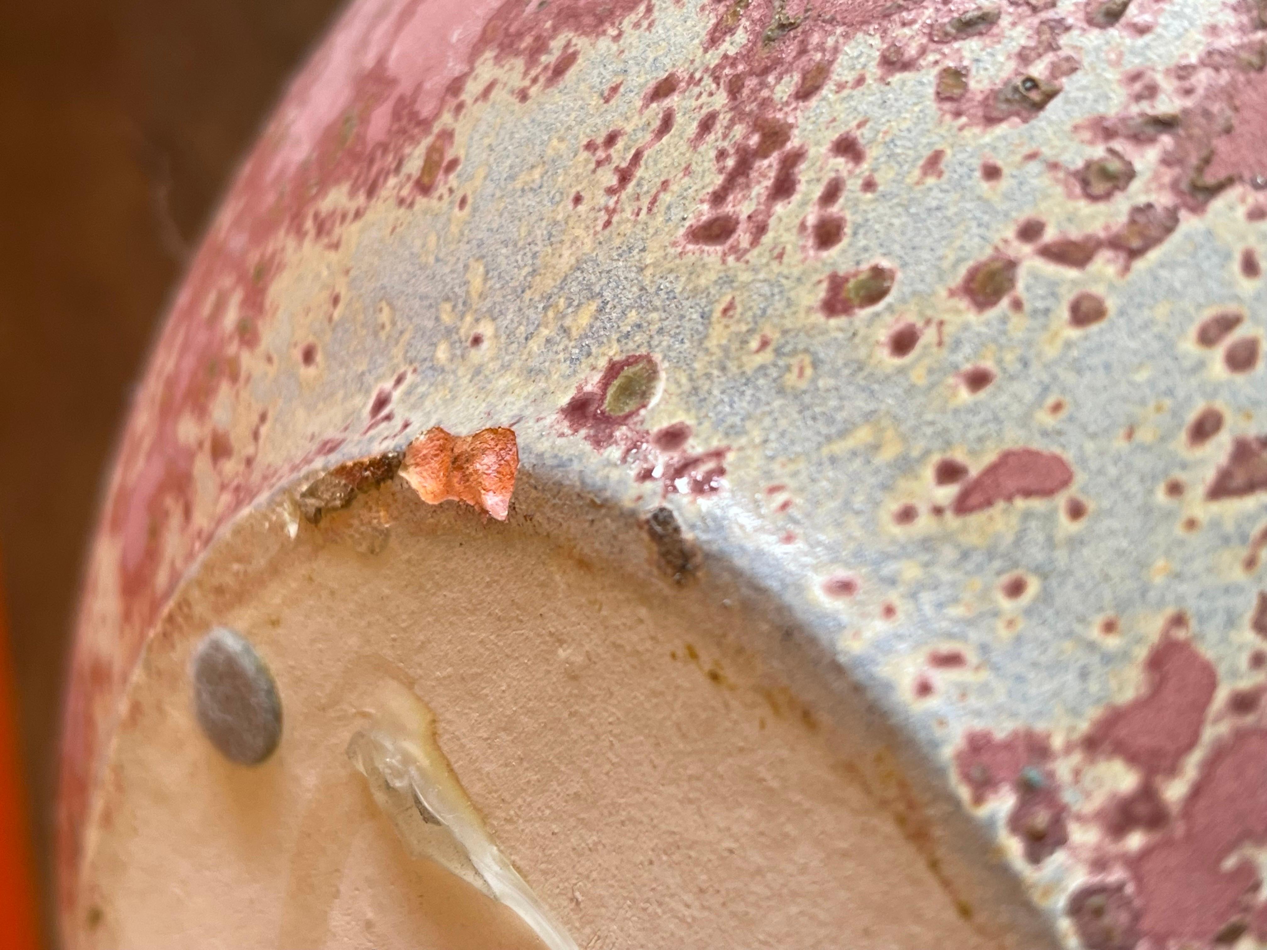 Grande vaso in ceramica Raku con pesce Koi di Tony Evans in vendita 4