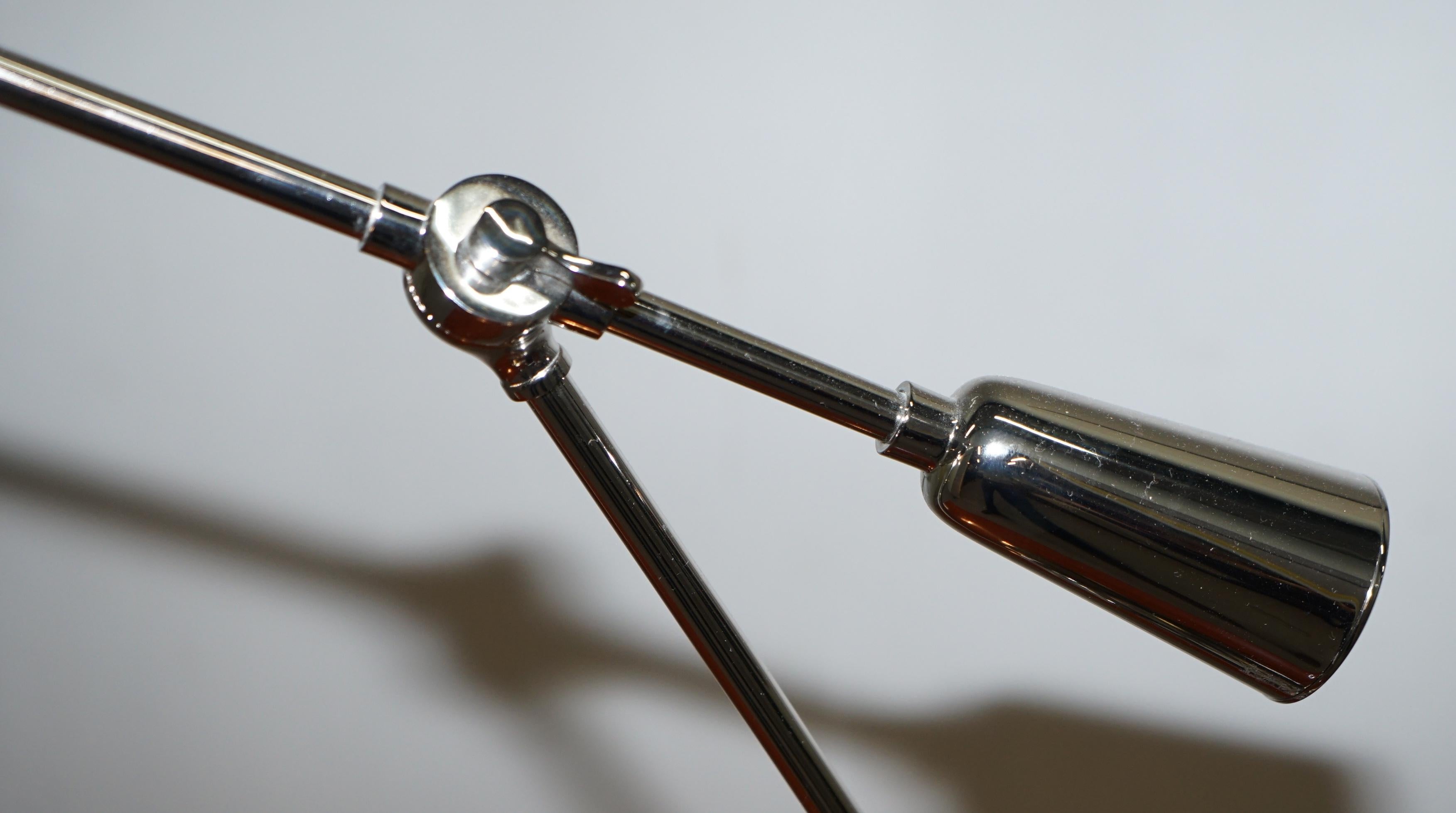 American Large Ralph Lauren Boom Arm Est 1967 Articulated Table Lamp Tilt Functions