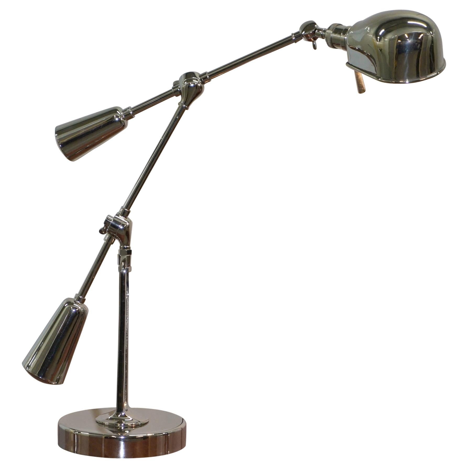 Large Ralph Lauren Boom Arm Est 1967 Articulated Table Lamp Tilt Functions