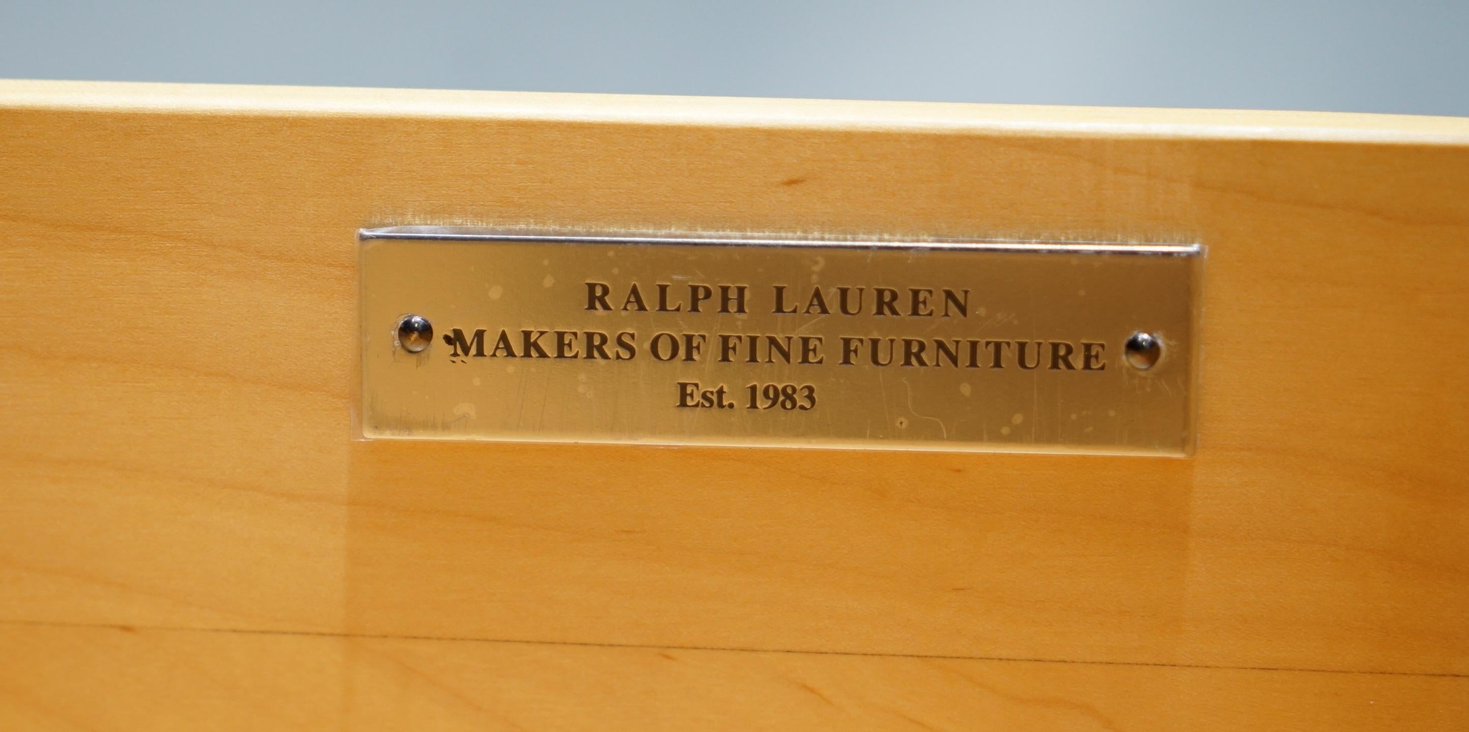 Wimbledon-Furniture is delighted to offer for sale this large Ralph Lauren Fifth Avenue chest bank of 10 drawers RRP £9,900

Please note the delivery fee listed is just a guide, it covers within the M25 only, for an accurate quote please send me