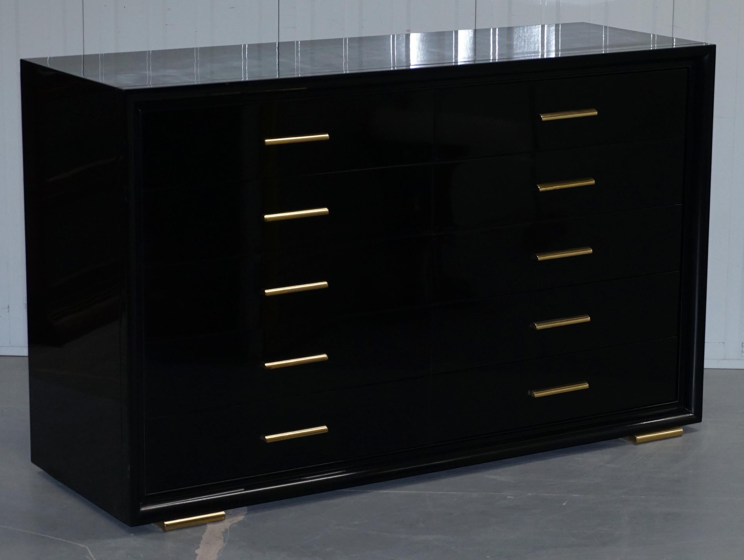 gold chest of drawers