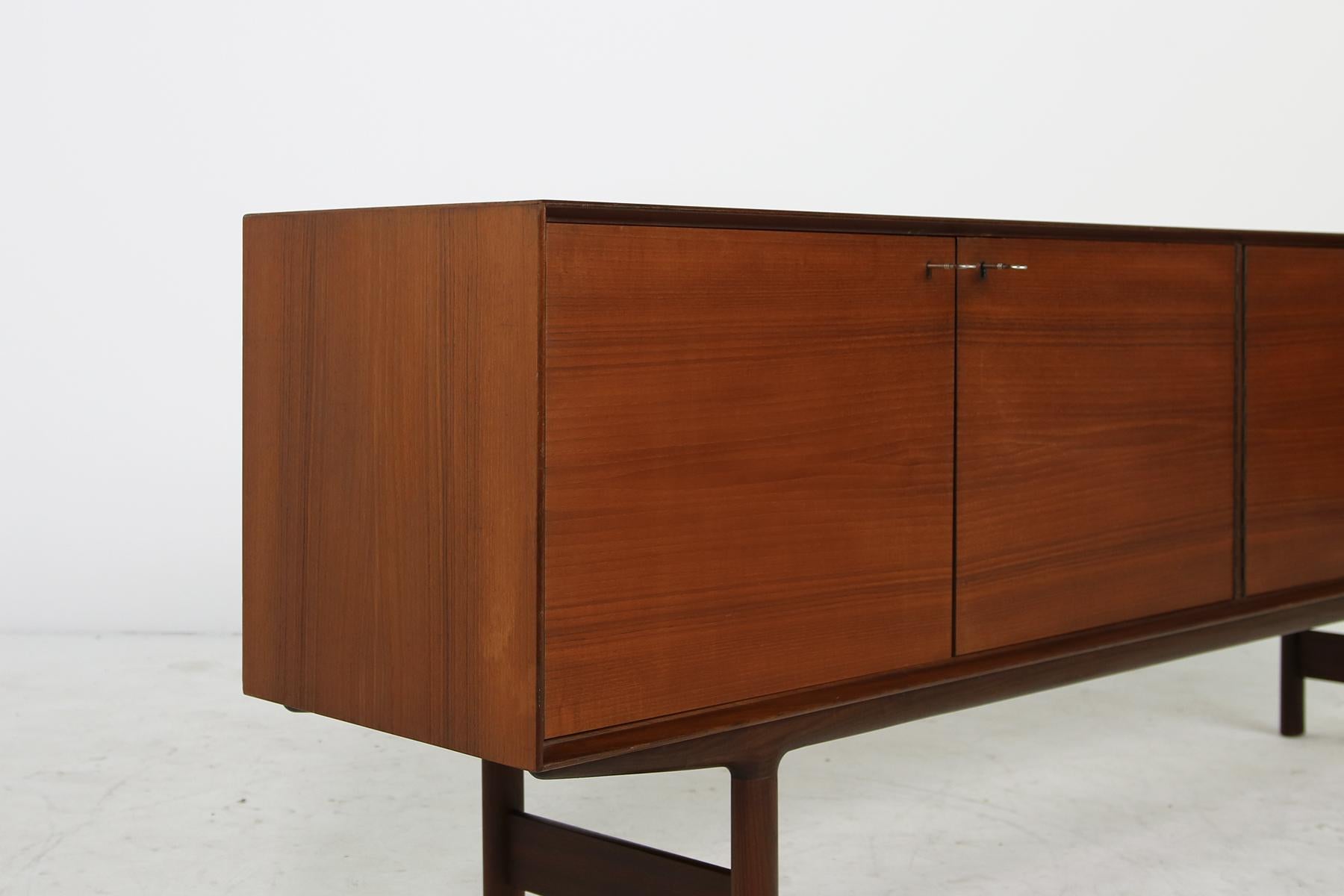 Large & Rare 1960s Teak Sideboard by Fredrik Kayser Scandinavian Modern Design  4