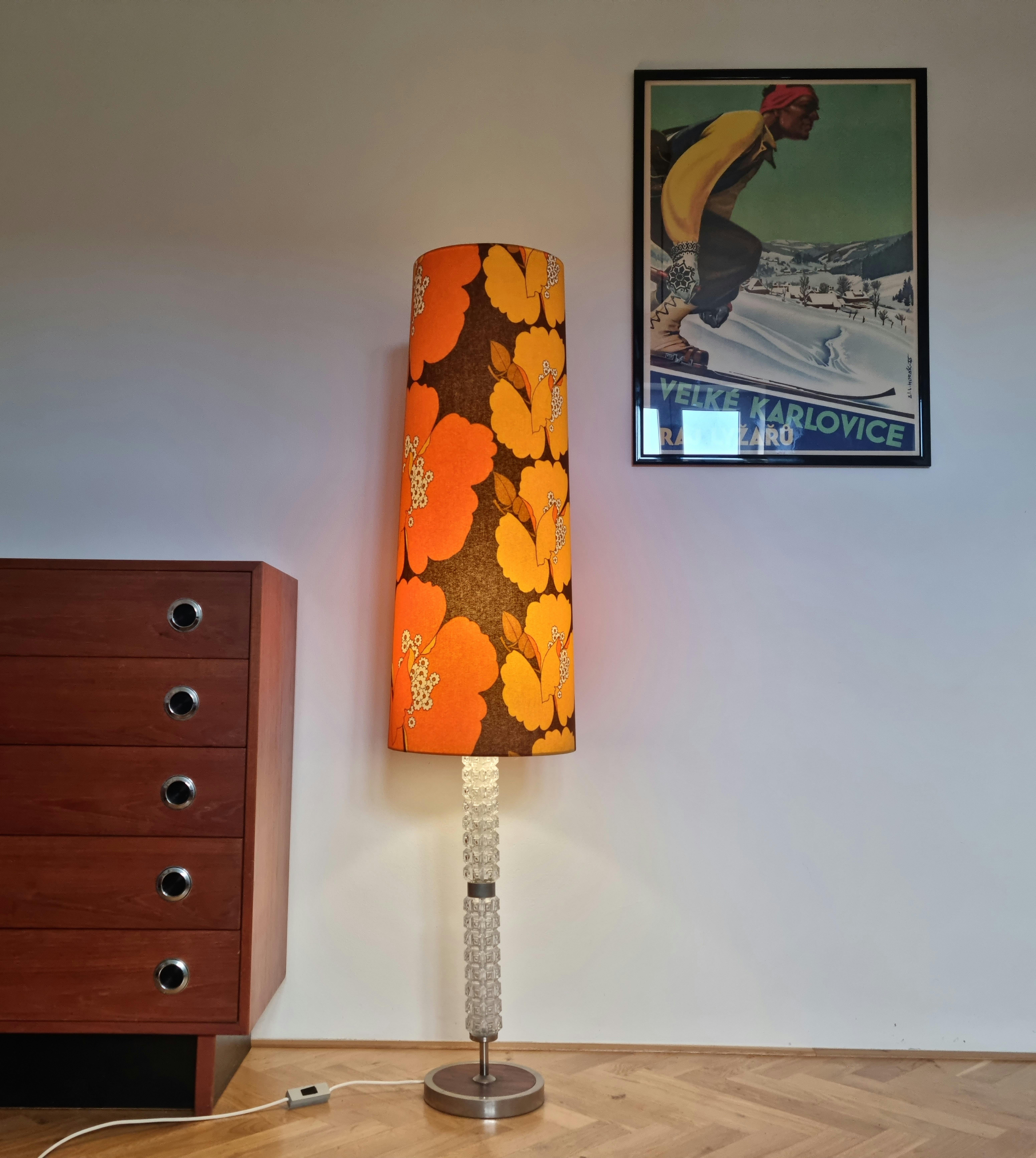 Large Rare Floor Midcentury Lamp, Germany, 1970s For Sale 8
