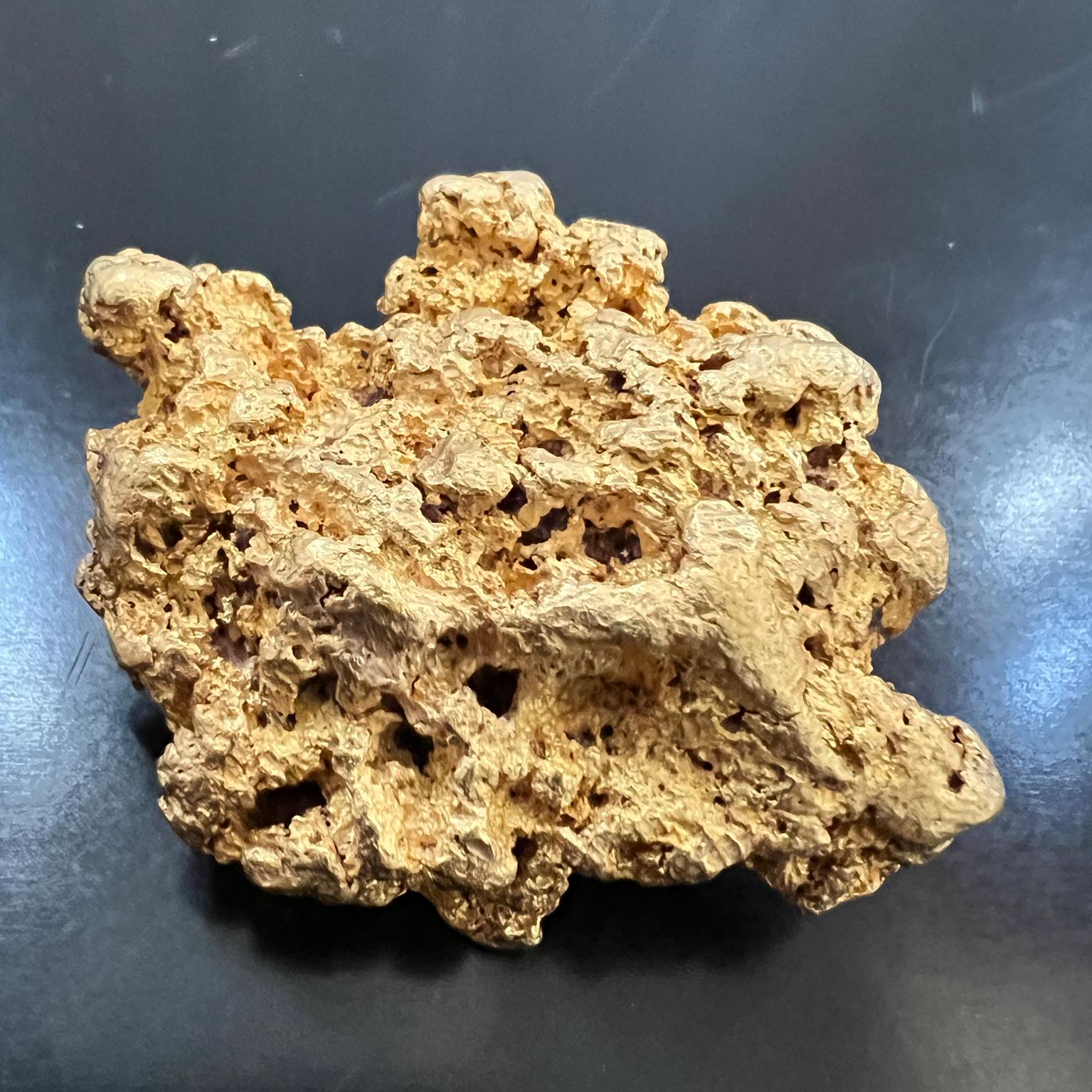 Grand pépite d'or rare, or brut 269,5 grammes 7