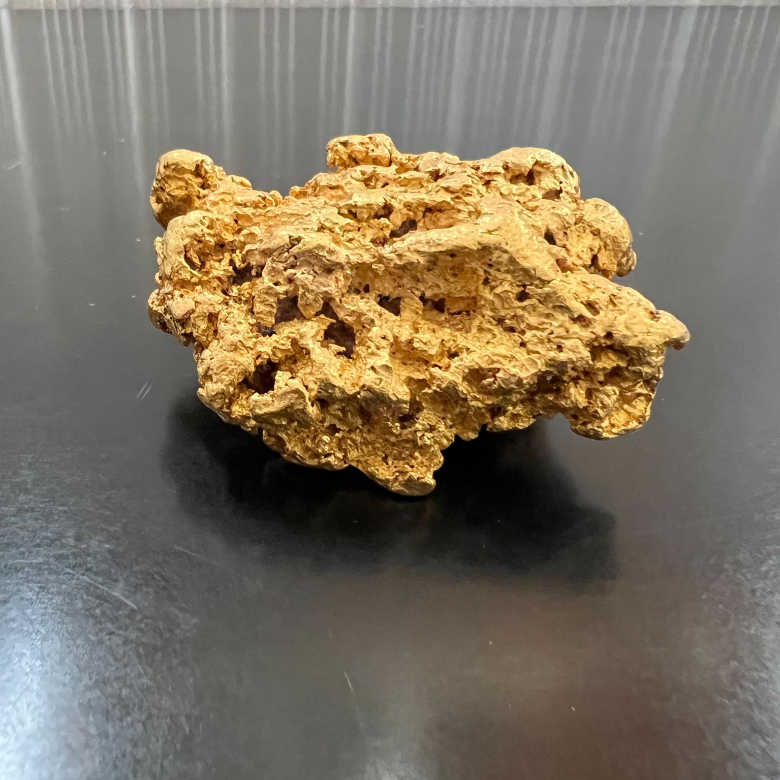 Grand pépite d'or rare, or brut 269,5 grammes 9