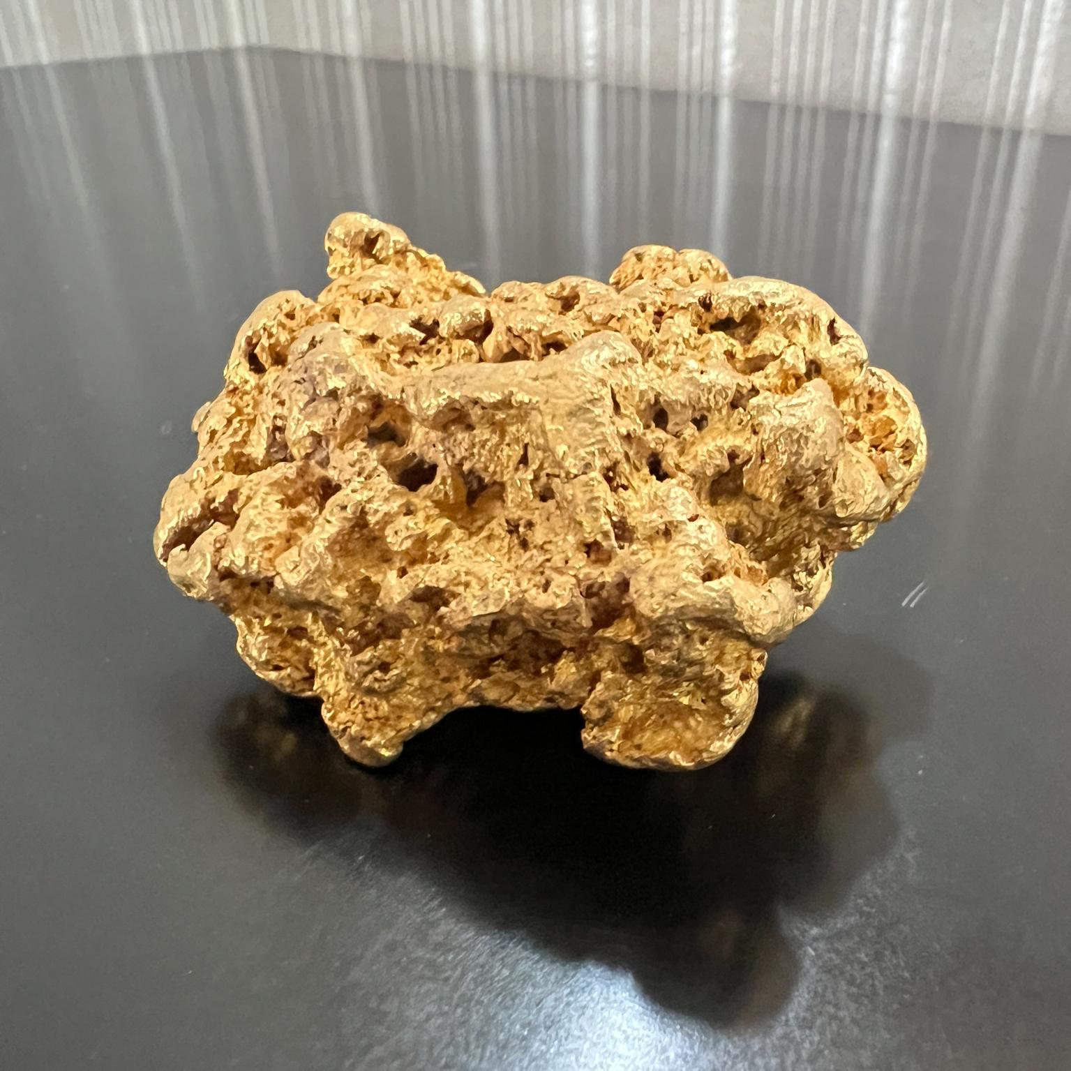 20ième siècle Grand pépite d'or rare, or brut 269,5 grammes