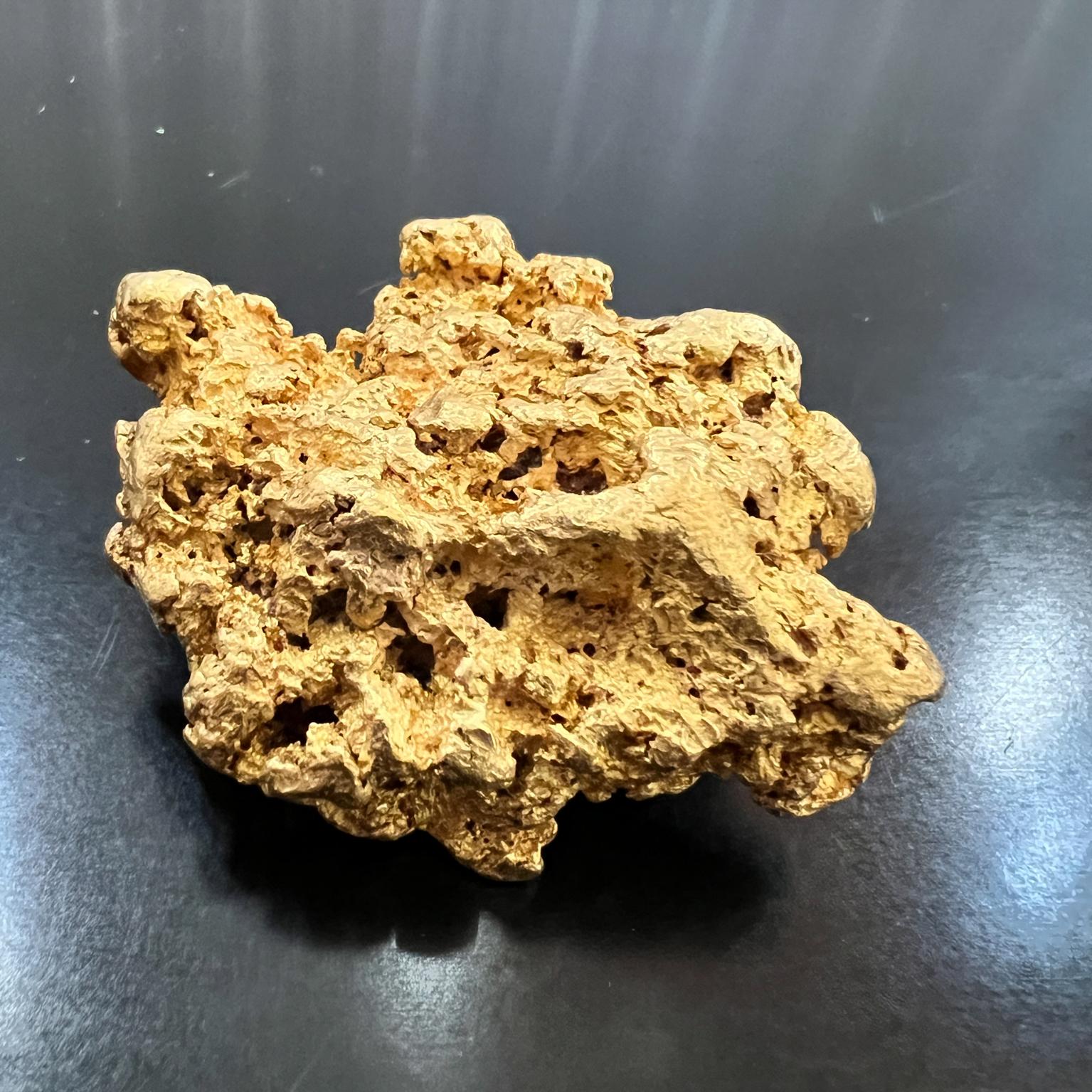 Grand pépite d'or rare, or brut 269,5 grammes 1
