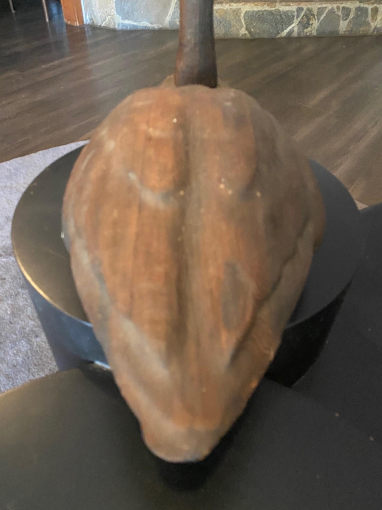 Gran Rara Herters Co. Vintage Antiguo Arte Popular Escultura de Madera de Cisne Negro en venta 4