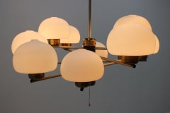 Large Rare Midcentury Chandelier, Sputnik, Italy, 1960s