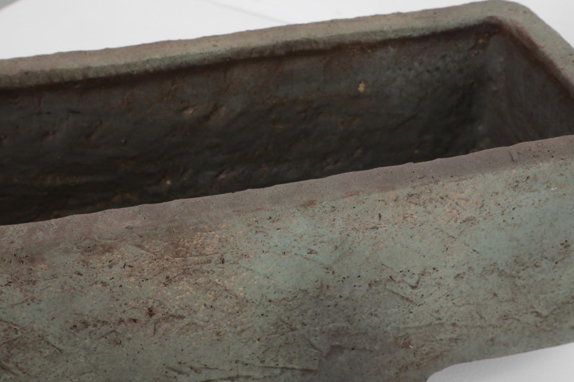 Large Rare Mid-Century Mobach Ceramic Trough Planter For Sale 5