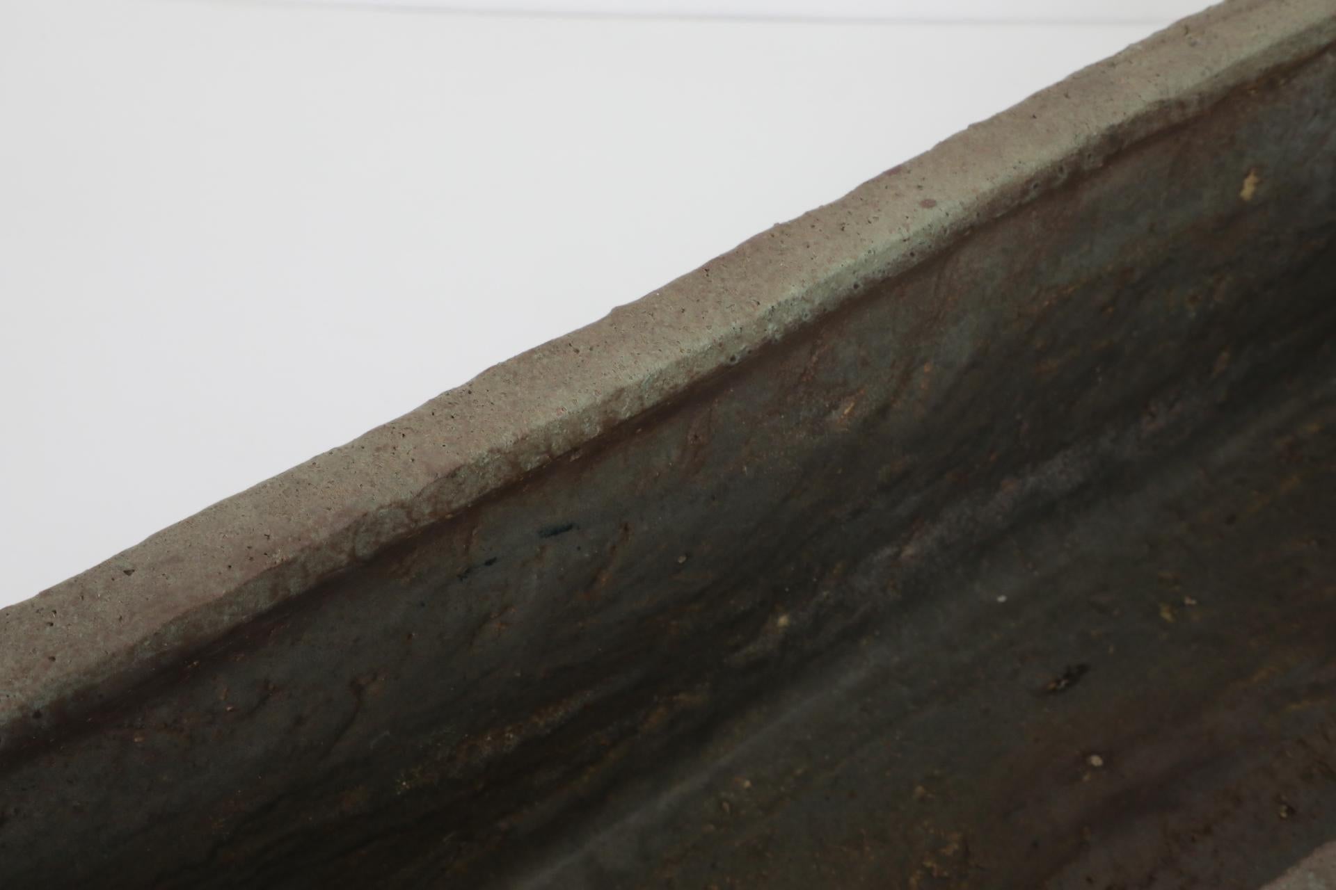 Large Rare Mid-Century Mobach Ceramic Trough Planter For Sale 6